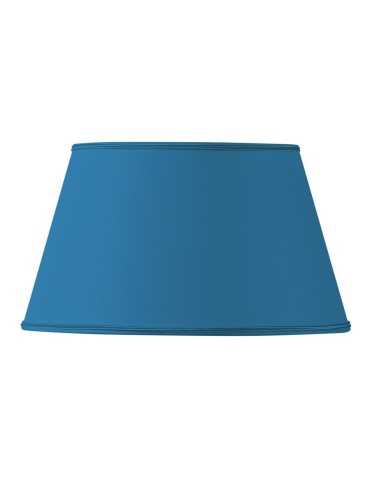 Abat-jour forme Demi-Empire bleu vif