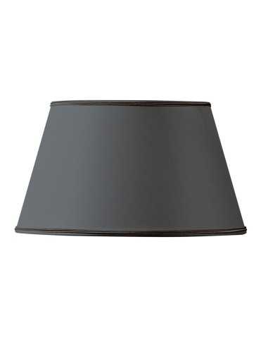 Abat-jour forme Demi-Empire noir