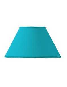Abat-jour contre collé forme victorienne turquoise
