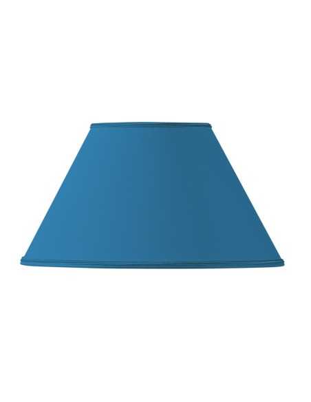 Abat-jour contre collé forme victorienne bleu vif