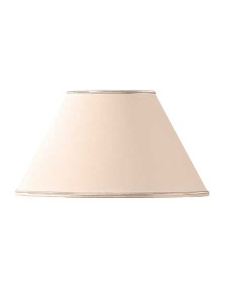 Abat-jour contre collé forme victorienne beige rose