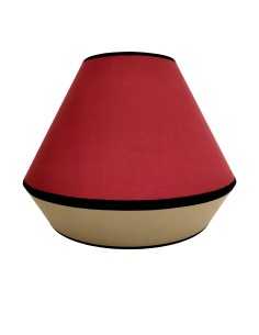 Suspension bicolore bordeaux/taupe