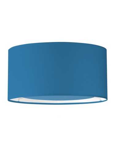 Suspension Roméo cylindre bleu vif