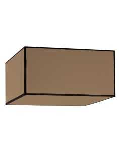 Suspension roméo carrée taupe