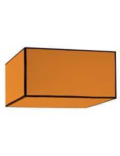 Suspension roméo carrée orange