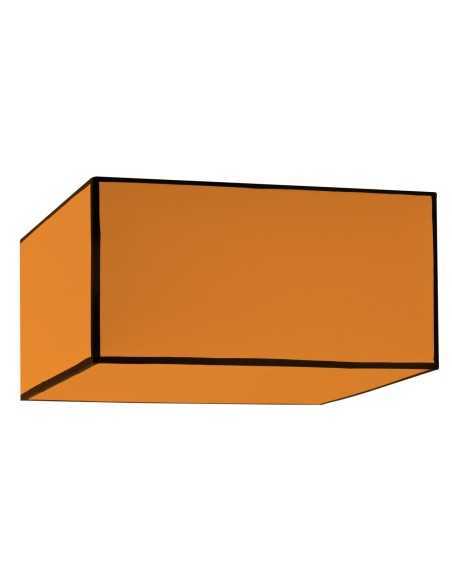 Suspension roméo carrée orange