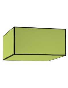 Suspension roméo carrée vert vif