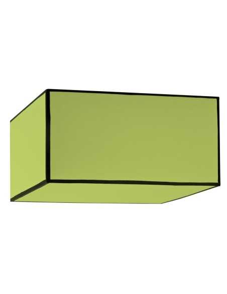 Suspension roméo carrée vert vif