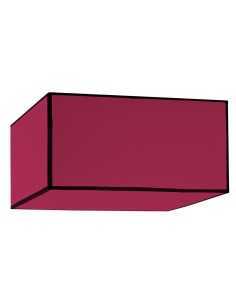 Suspension roméo carrée bordeaux