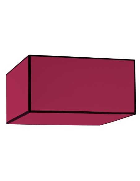 Suspension roméo carrée bordeaux