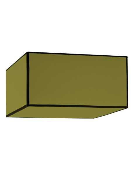 Suspension roméo carrée vert bronze