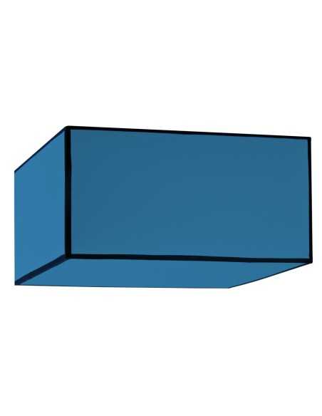 Suspension roméo carrée bleu vif