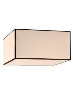 Suspension roméo carrée beige rose