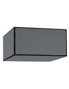 Suspension roméo carrée noir