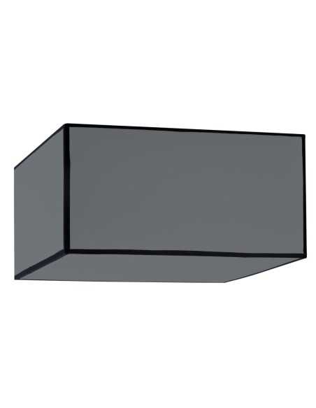 Suspension roméo carrée noir