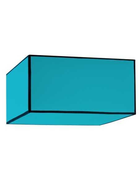 Suspension roméo carrée turquoise