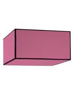 Suspension roméo carrée fuchsia