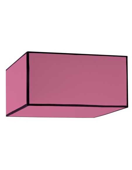 Suspension roméo carrée fuchsia