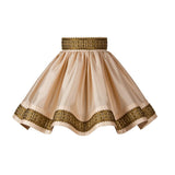 Abat-jour plissé forme juponné