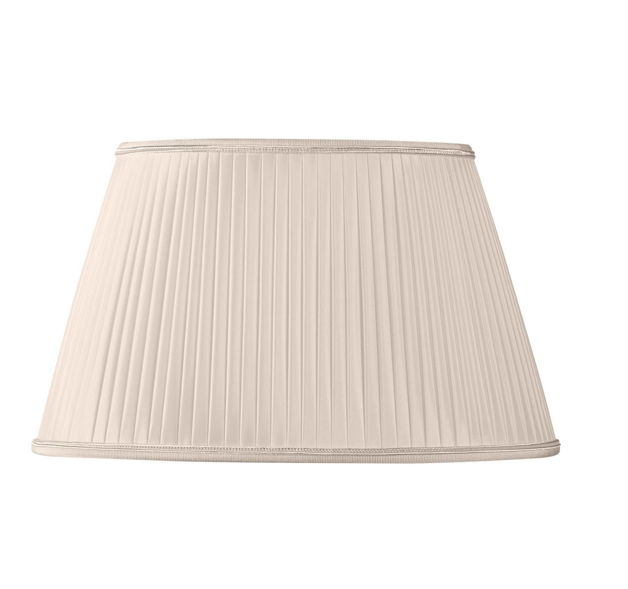 Abat-jour plissé forme ovale