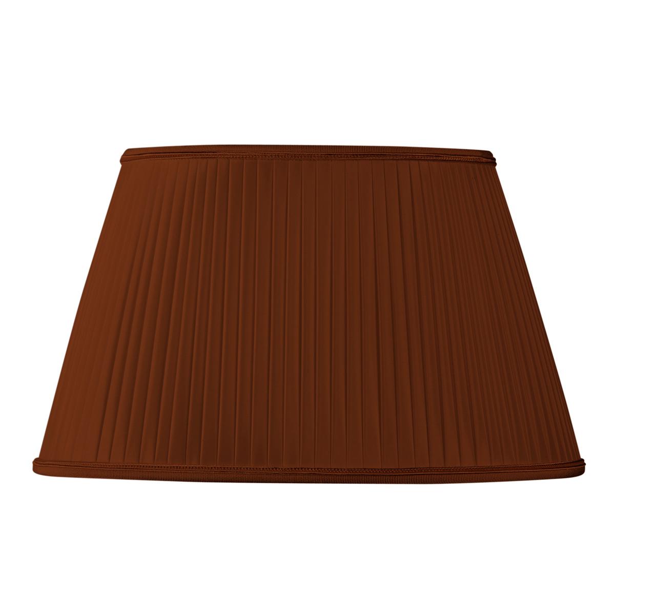 Abat-jour plissé forme ovale