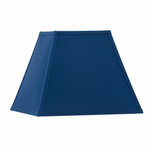 Abat-jour carré bleu cobalt