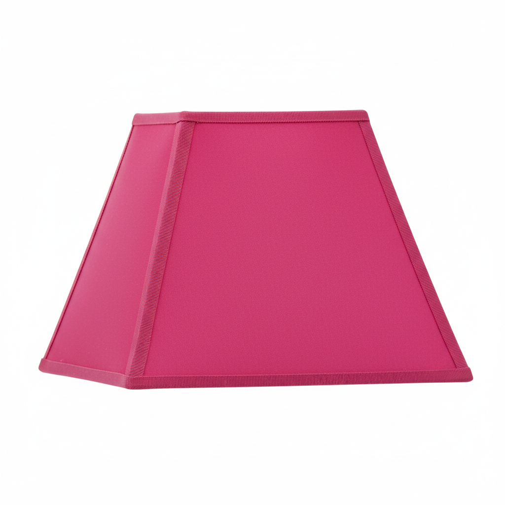 Abat-jour carré fuchsia