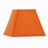 Abat-jour carré orange