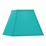 Abat-jour carré turquoise