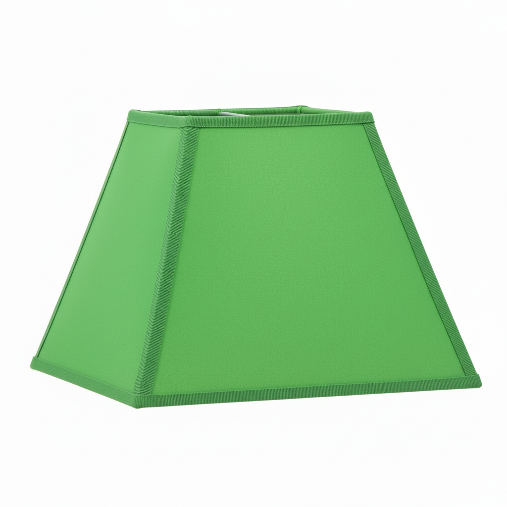 Abat-jour carré vert vif
