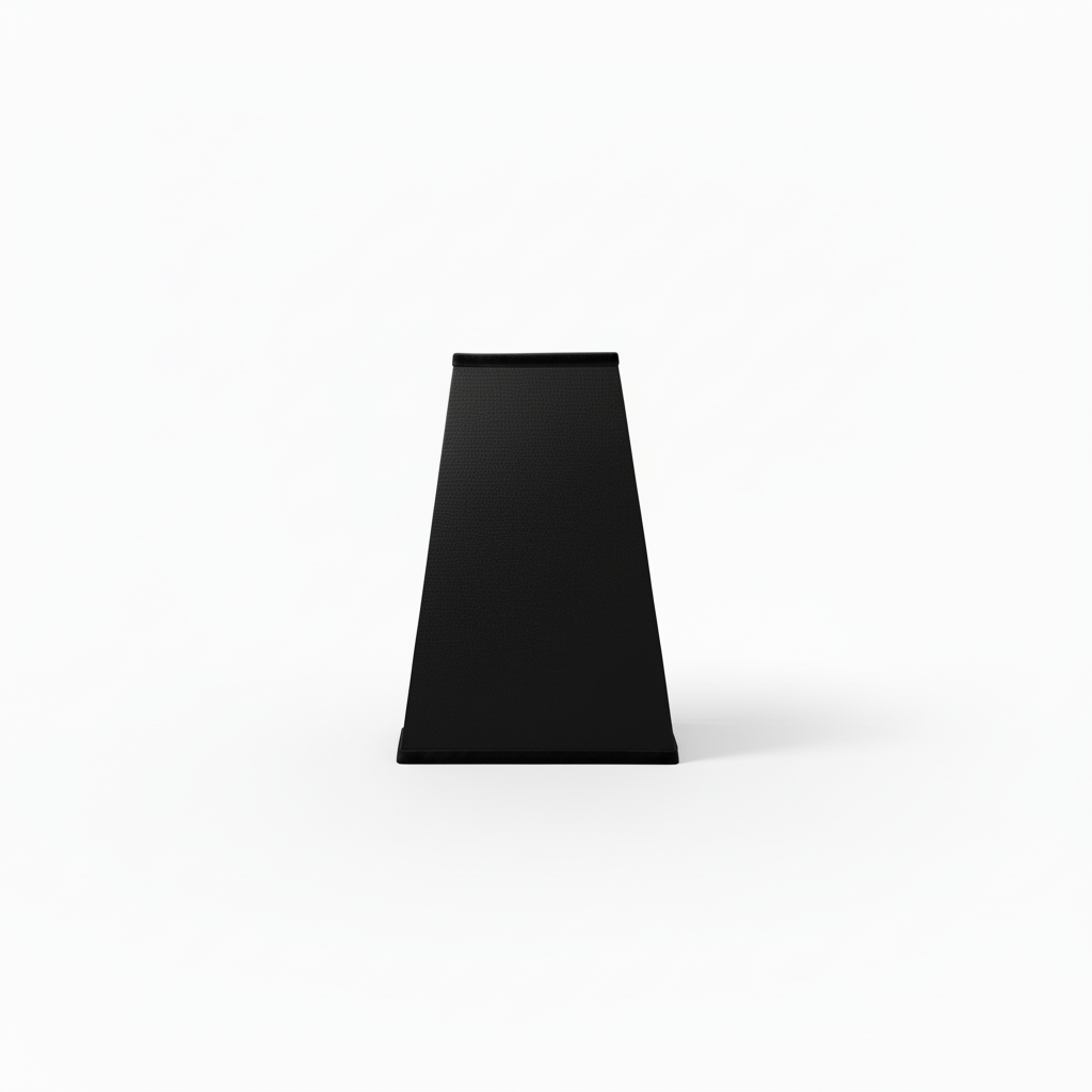 Abat-jour noir ton sur ton