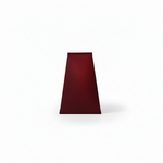 Abat-jour pyramide bordeaux ton sur ton