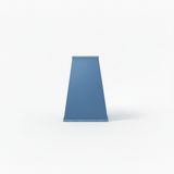 Abat-jour pyramide haute bleu ton sur ton