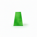 Abat-jour pyramide vert vif ton sur ton