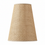 Abat-jour raphia naturel ton sur ton