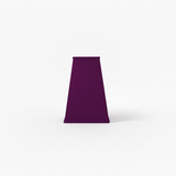 Abat-jour violet intense ton sur ton