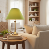 Ambiance abat-jour vert anis