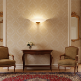 Ambiance applique murale bronze et vasque opale