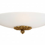 Applique murale bronze et vasque verre opale