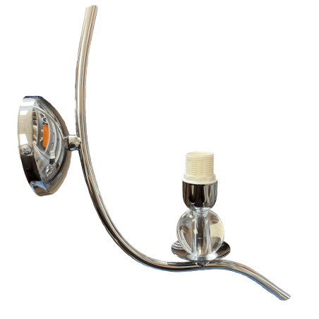 Applique murale chrome