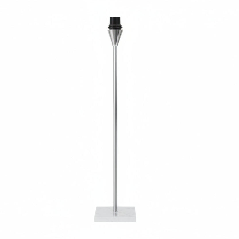 Pied de lampe métal brossé