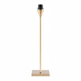 Pied de lampe or