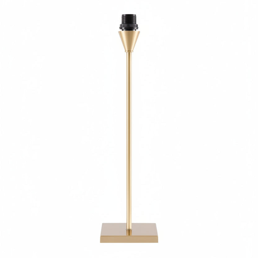 Pied de lampe or
